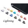Заглушка от пыли для Iphone Lightning Золотистая