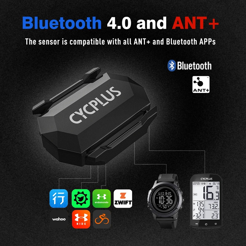 Датчик швидкості та каденсу CYCPLUS C3 Bluetooth ANT+