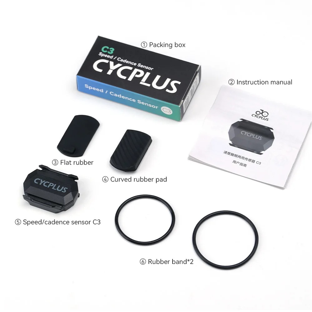 Датчик швидкості та каденсу CYCPLUS C3 Bluetooth ANT+