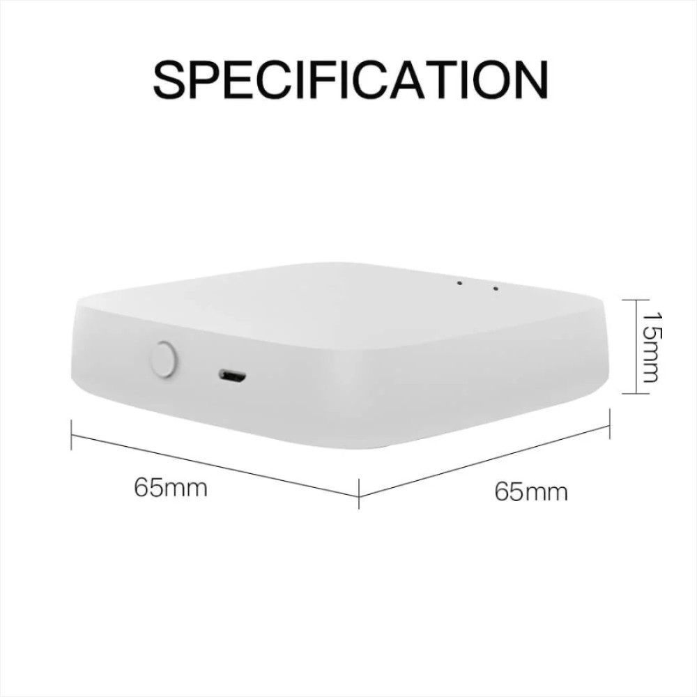 Zigbee Hub Moes MHUB-W-Q-MS, Zigbee + Bluetooth, Tuya / Smart Life