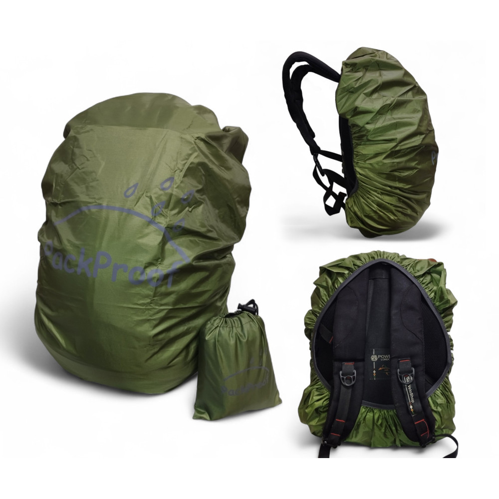Чехол для рюкзака 35 л PackProof олива