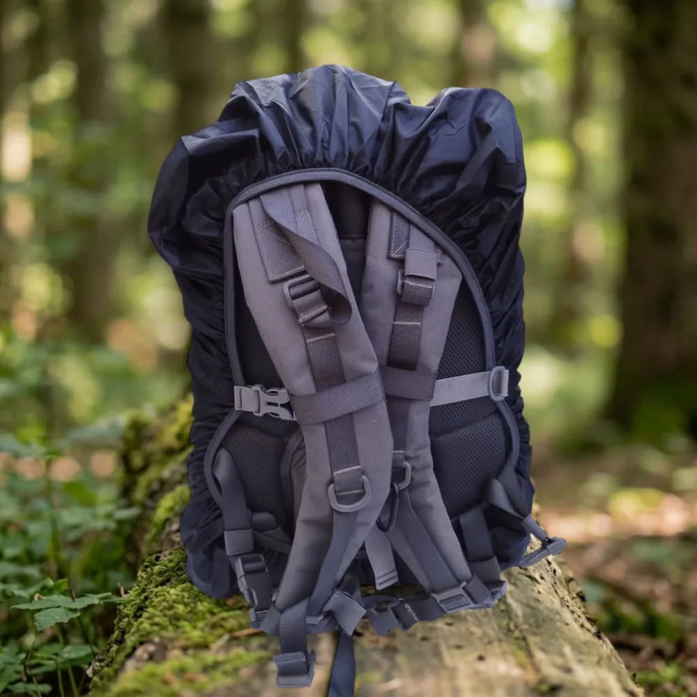 Чохол для рюкзака 60 л PackProof зі стяжною стропою чорний