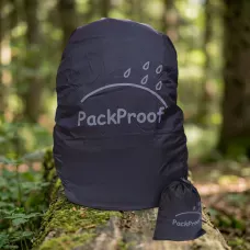 Чохол для рюкзака 60 л PackProof зі стяжною стропою чорний