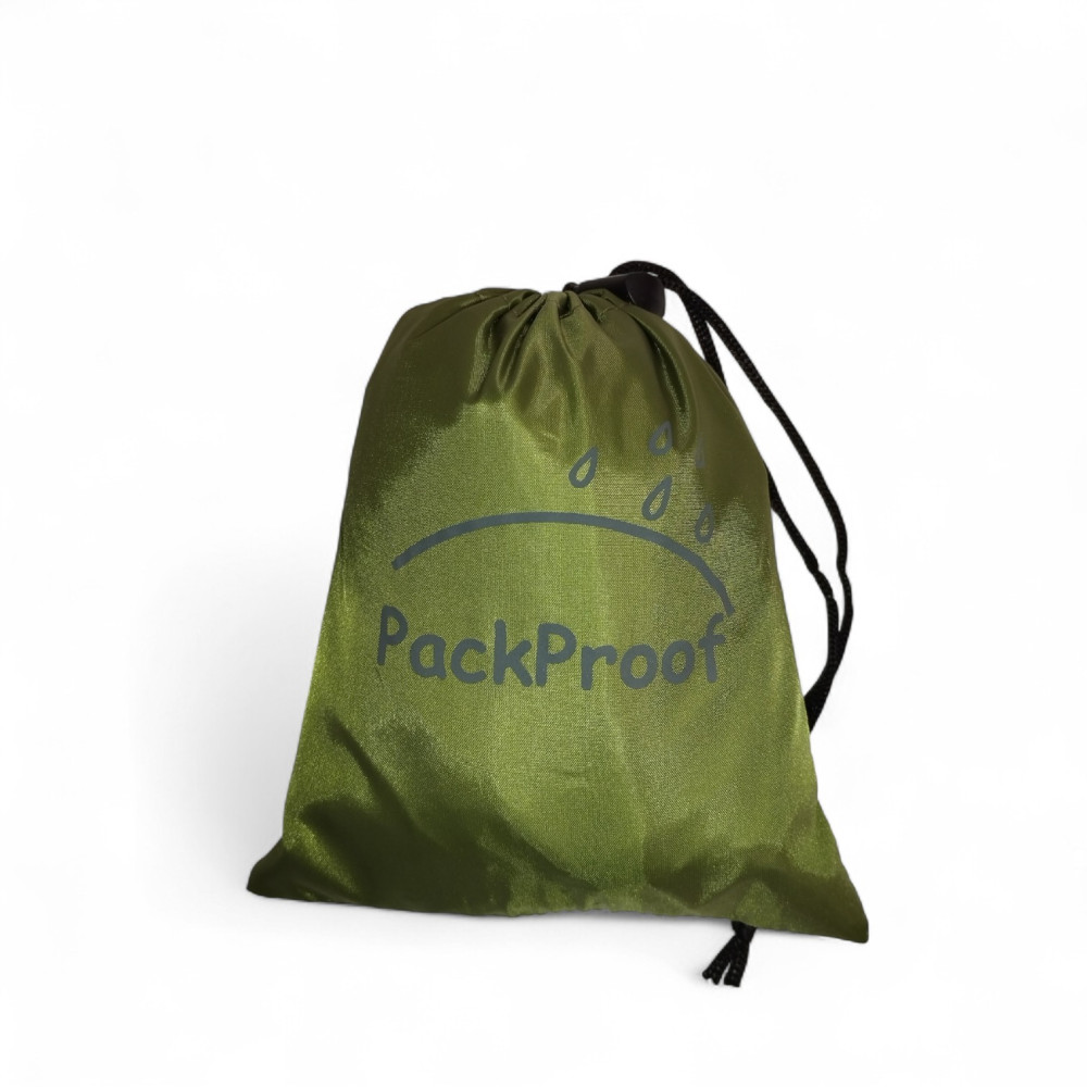 Чехол для рюкзака 60 л PackProof со стропой олива