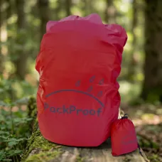 Чохол для рюкзака 60 л PackProof зі стяжною стропою червоний