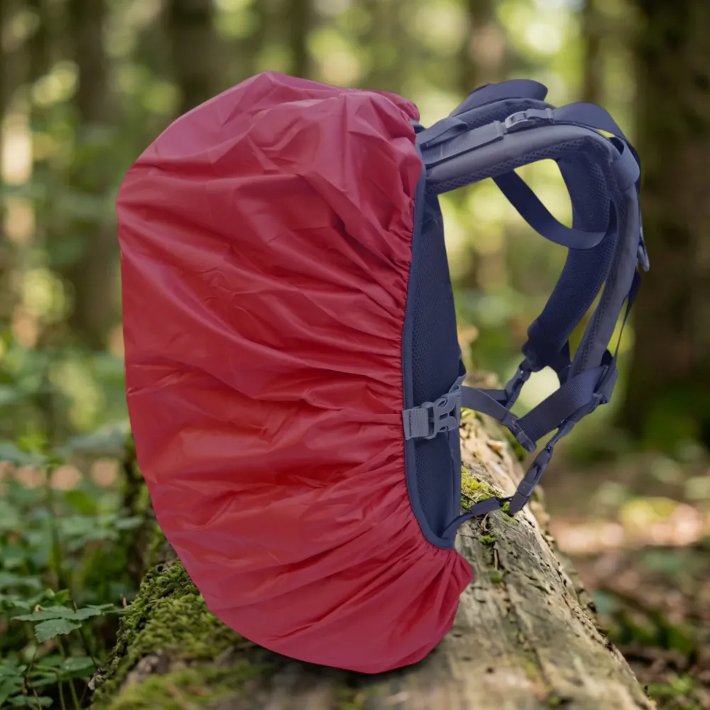 Чохол для рюкзака 60 л PackProof зі стяжною стропою червоний