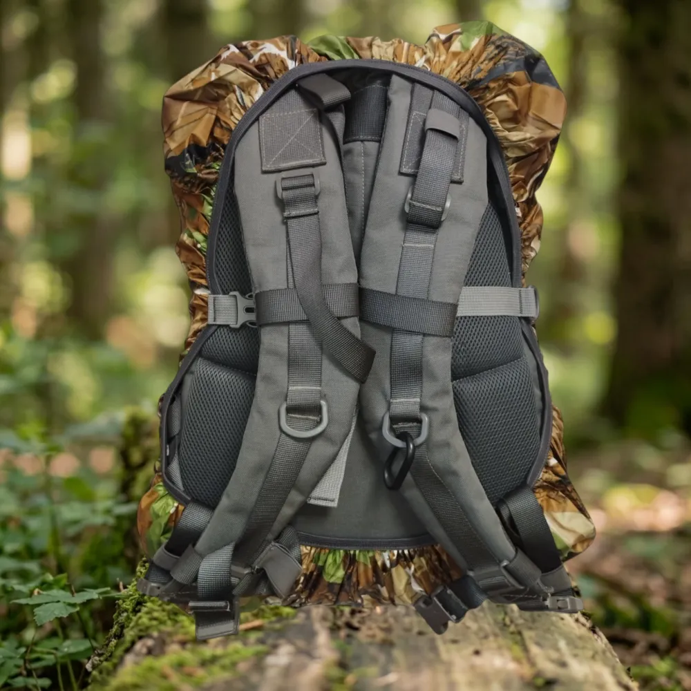 Чехол для рюкзака 60 л PackProof со стяжной стропой Лесной камуфляж