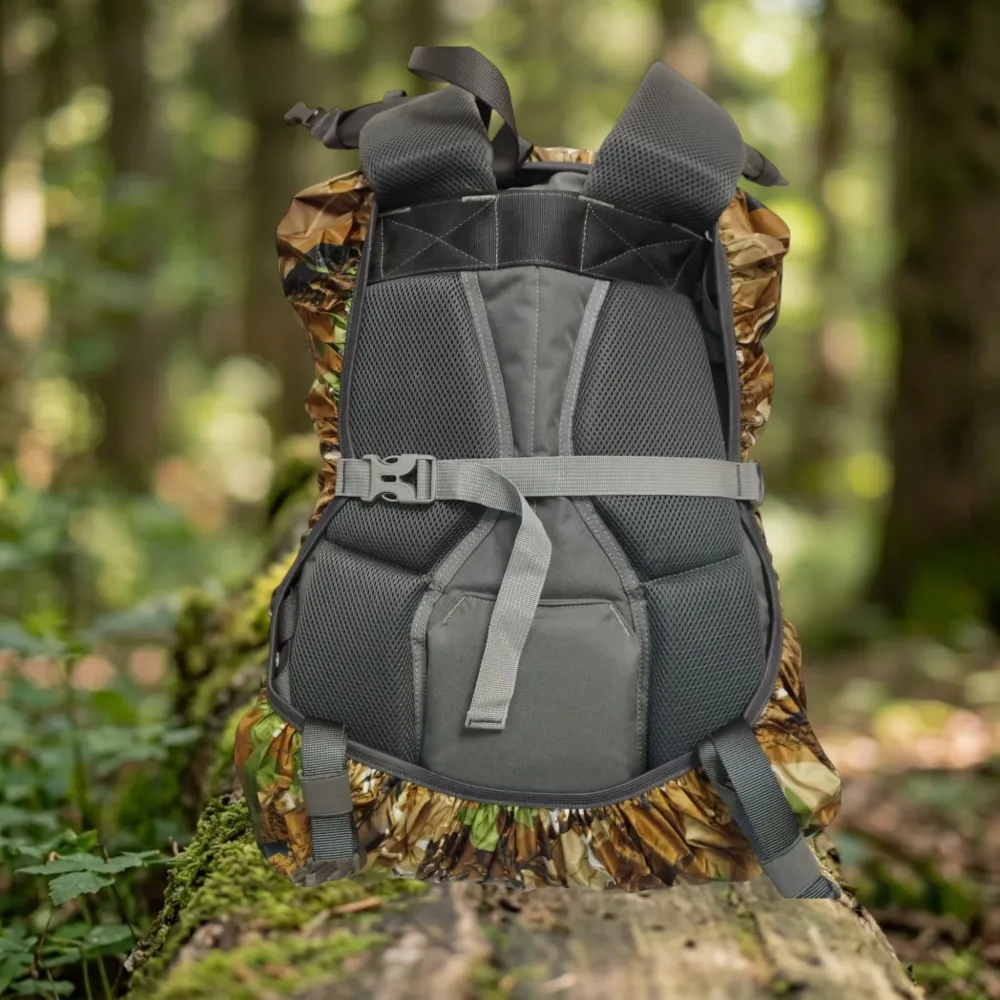 Чехол для рюкзака 60 л PackProof со стяжной стропой Лесной камуфляж