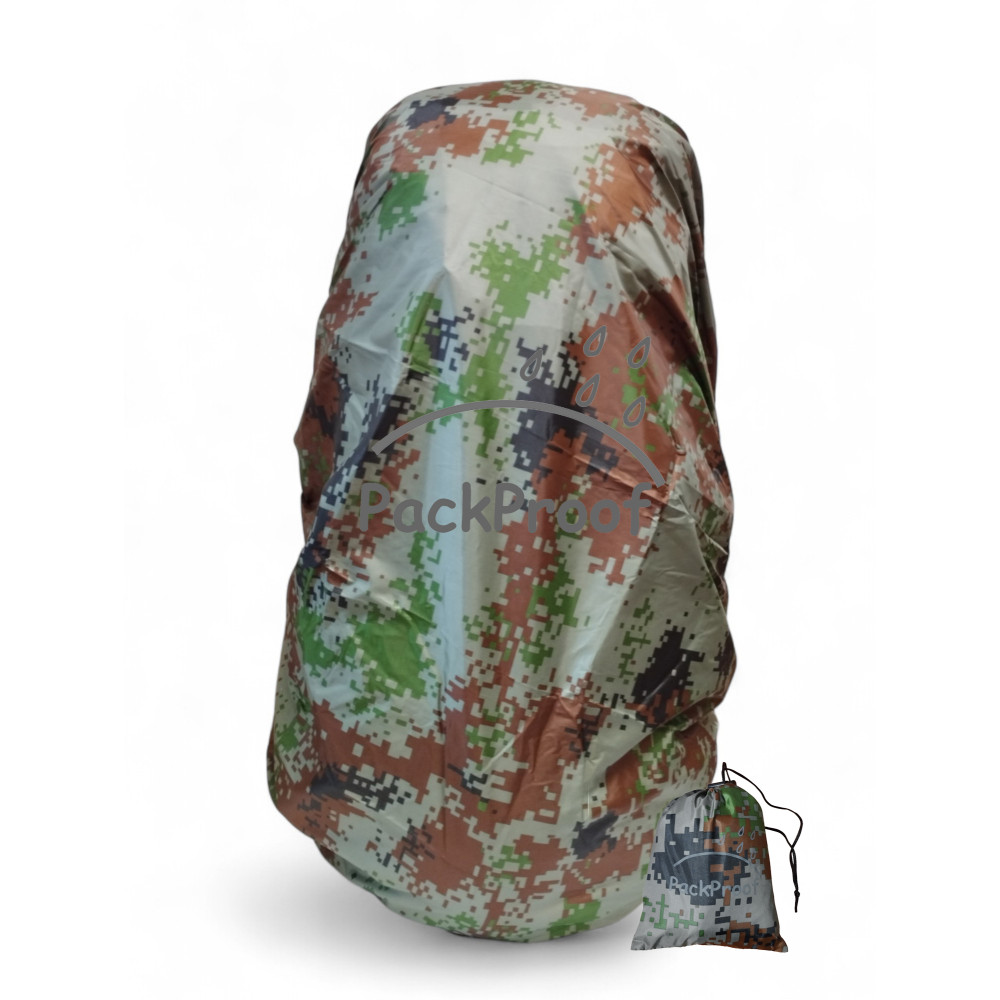 Чехол для рюкзака 80 л PackProof со стропой Пиксель