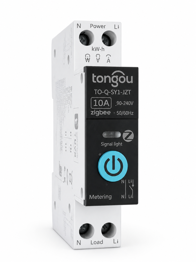 Zigbee автомат Tongou TO-Q-SY1-JZT 10А з енергомоніторингом