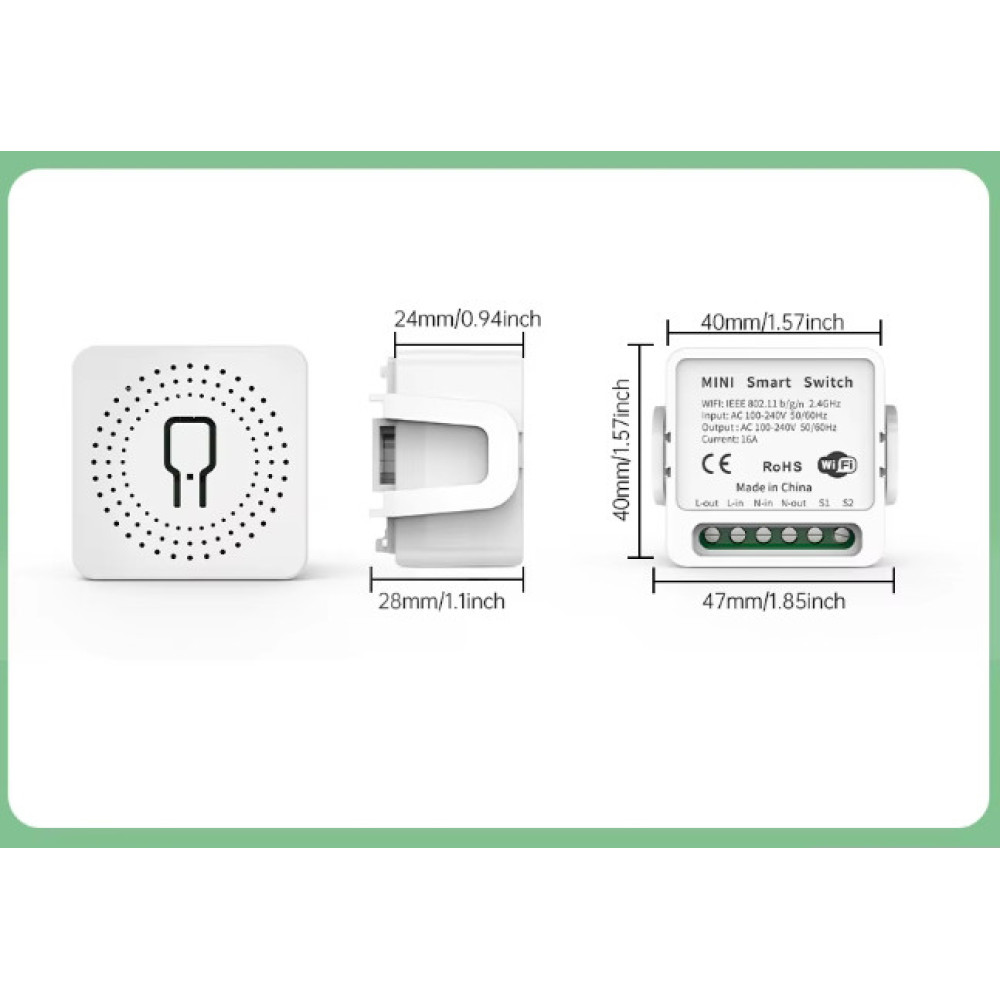 Wi‑Fi реле Tuya Smart Switch 4CH 4 канала