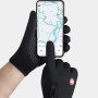 Перчатки вело сенсорні Windstopper B-Forest Чорний, S