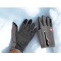 Перчатки вело сенсорные Windstopper B-Forest Серые L