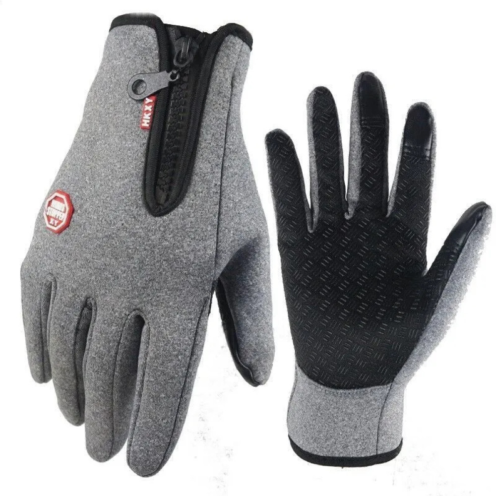 Перчатки вело сенсорные Windstopper B-Forest Серые L