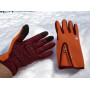 Перчатки вело сенсорні Windstopper B-Forest помаранчевий, L
