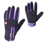 Перчатки вело сенсорні Windstopper бузковий, XXL