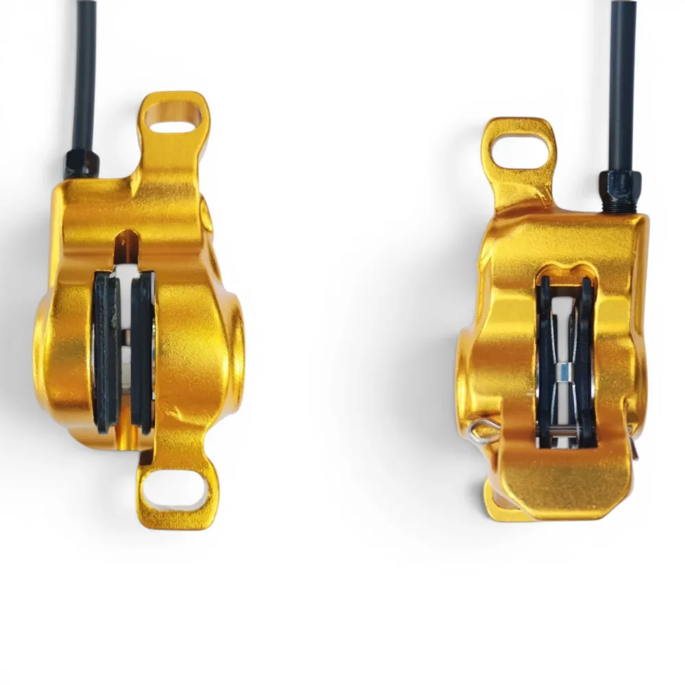 Гальма гідравлічні ZOOM HB875 з роторами 160 мм Gold