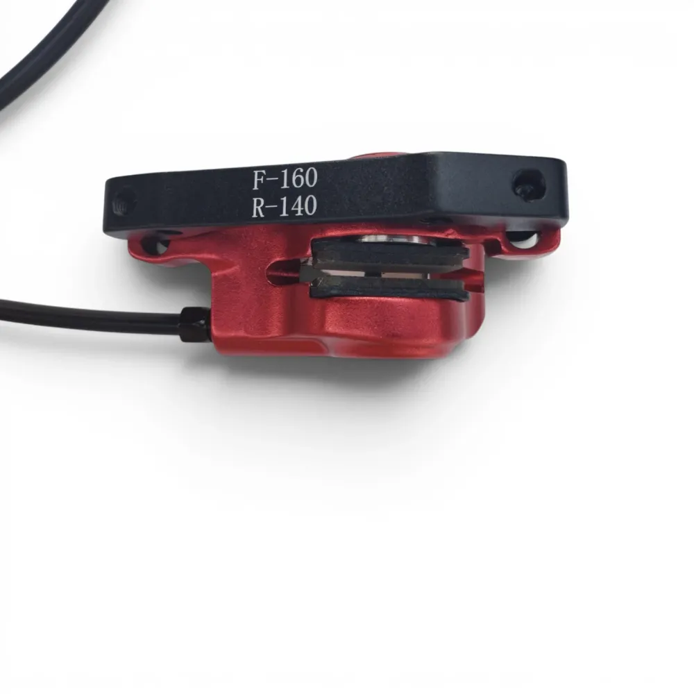 Гальма гідравлічні ZOOM HB875 з роторами 160 мм Red