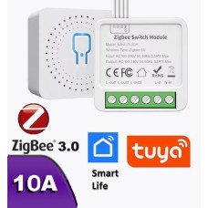 Zigbee реле трехканальное Tuya Smart Switch 3ch 10А