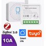Zigbee реле трьохканальне Tuya Smart Switch 3ch 10А
