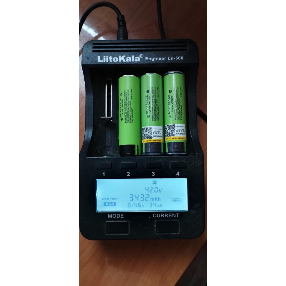 Акумулятор 18650 Panasonic NCR18650B 3000 мАч (без захисту)