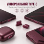 Алюминиевая заглушка для iPhone 18 Pro USB-C (Type-C)