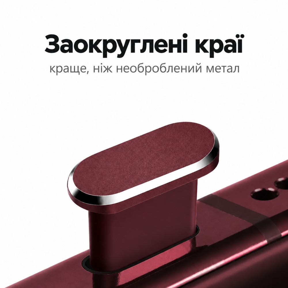 Алюминиевая заглушка для iPhone 18 Pro USB-C (Type-C)
