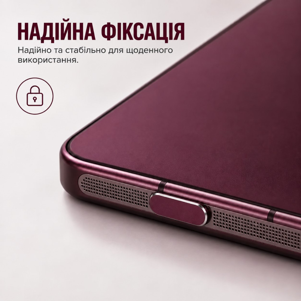 Алюминиевая заглушка для iPhone 18 Pro USB-C (Type-C)