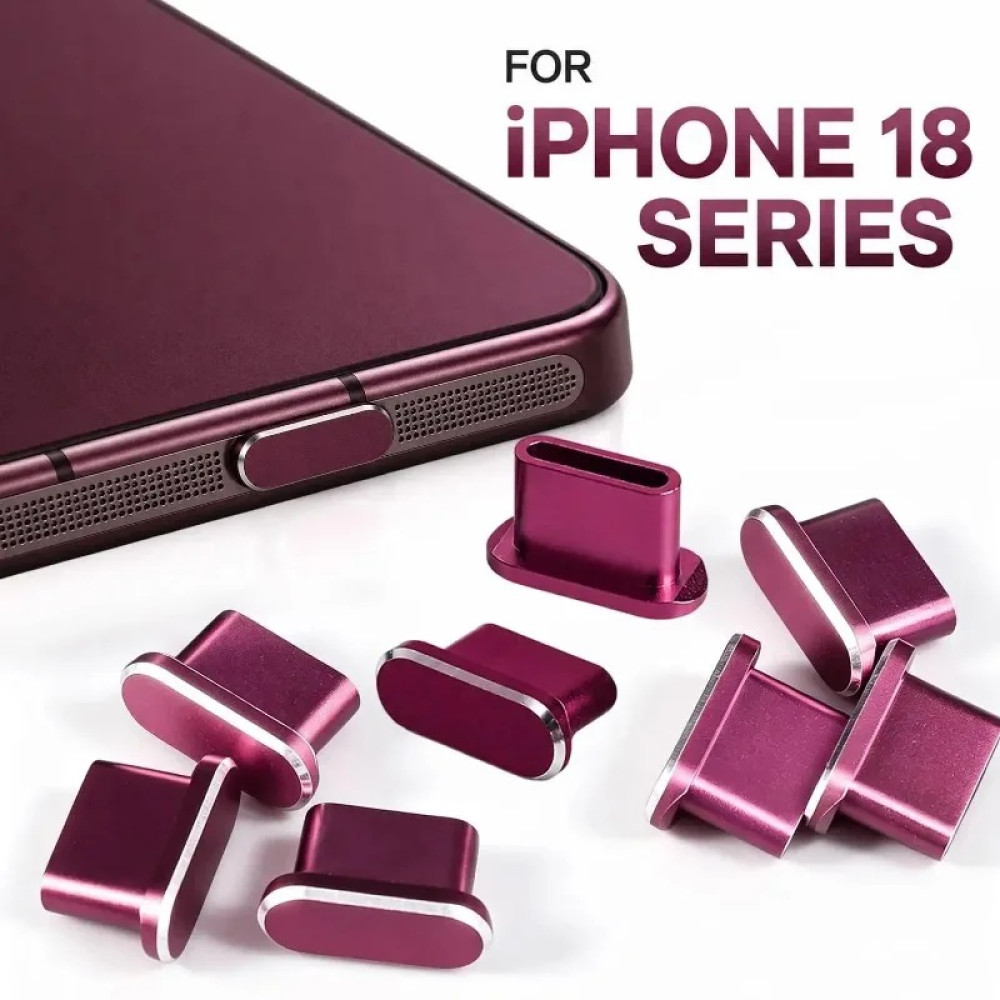 Алюминиевая заглушка для iPhone 18 Pro USB-C (Type-C)