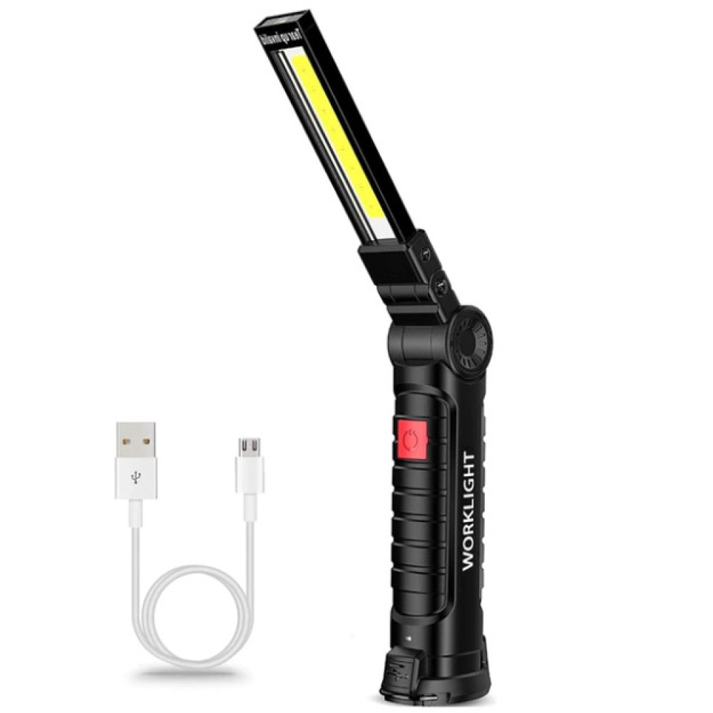 Фонарь аккумуляторный WorkLight 14 см лампа складная с магнитом