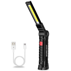 Фонарь аккумуляторный WorkLight 14 см лампа складная с магнитом
