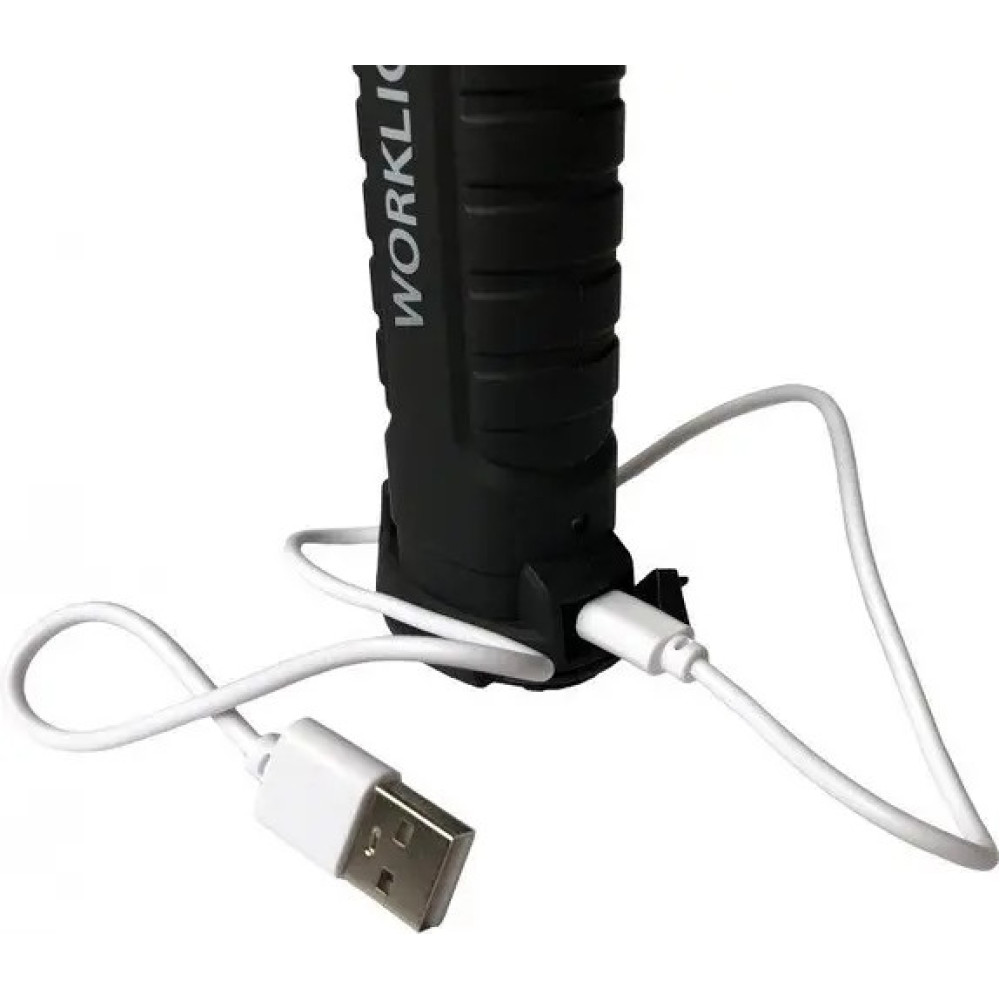 Фонарь аккумуляторный WorkLight 14 см лампа складная с магнитом