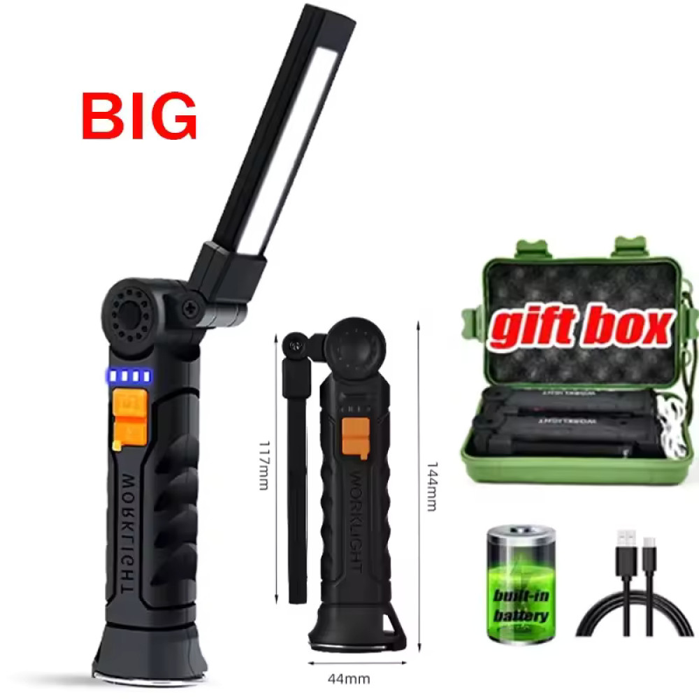 Ліхтар WORKLIGHT G52 вбудований акумулятор 14 см з кейсом