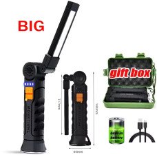 Фонарик WORKLIGHT G52 встроенный аккумулятор 14 см с кейсом