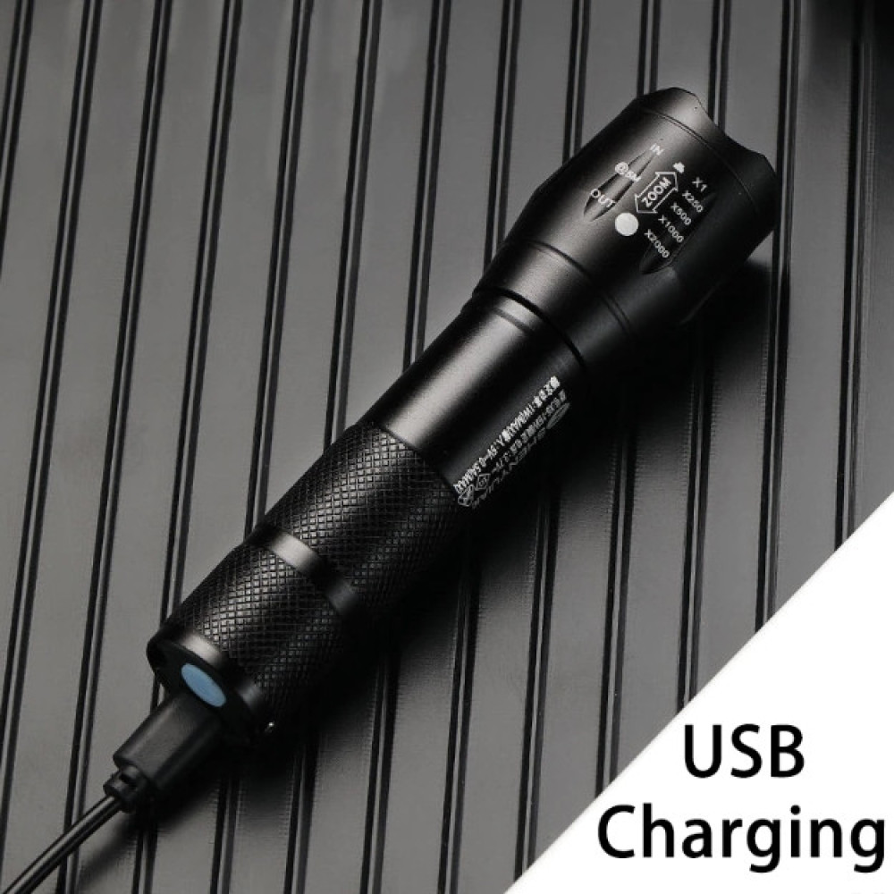 Фонарик светодиодный Shenyu X6-200W microUSB 3 часа