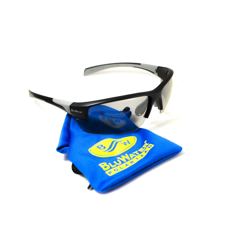 Фотохромные очки с поляризацией BluWater Samson-3 Polarized + Photochromic (gray), серые