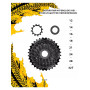 Касета велосипедна Shimano CS-HG200-8 12-32Т, 8 зірок