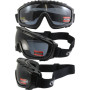 Маска баллистическая с уплотнителем Global Vision Ballistech-1 (gray) Anti-Fog, серая
