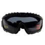 Маска балістична з ущільнювачем Global Vision Ballistech-1 (smoke) Anti-Fog, чорна
