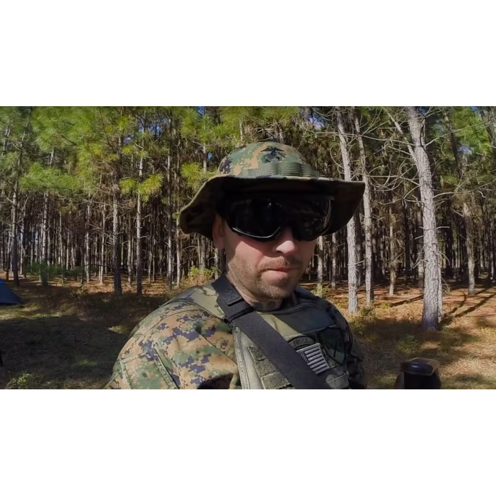 Маска балістична з ущільнювачем Global Vision Ballistech-1 (smoke) Anti-Fog, чорна