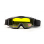Маска баллистическая с уплотнителем Global Vision Ballistech-3 (amber) Anti-Fog, желтая