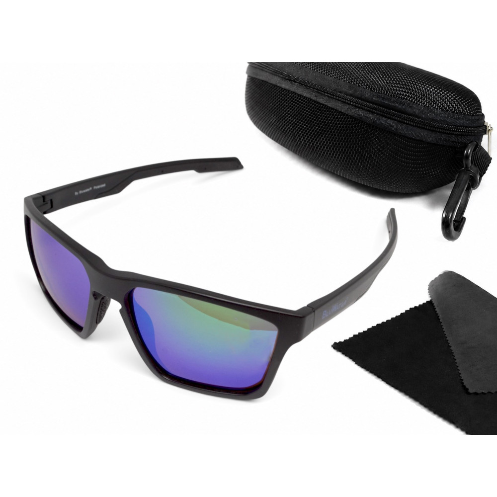 Очки BluWater Sandbar Polarized (G-Tech marine), зеркальные сине-зелёные