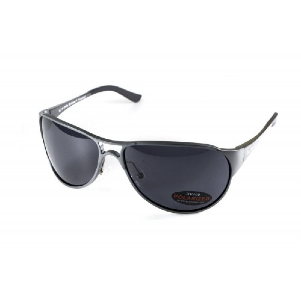 Очки поляризационные BluWater Alumination-3 Gun Metal Polarized (gray) серые