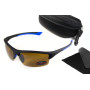 Очки поляризационные BluWater Daytona-1 Polarized (brown), гидрофобные коричневые линзы (Repelon™)