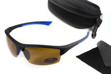 Очки поляризационные BluWater Daytona-1 Polarized (brown), гидрофобные коричневые линзы (Repelon™)