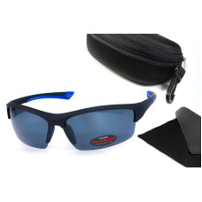 Очки поляризационные BluWater Daytona-1 Polarized (gray), серые гидрофобные линзы (Repelon™)