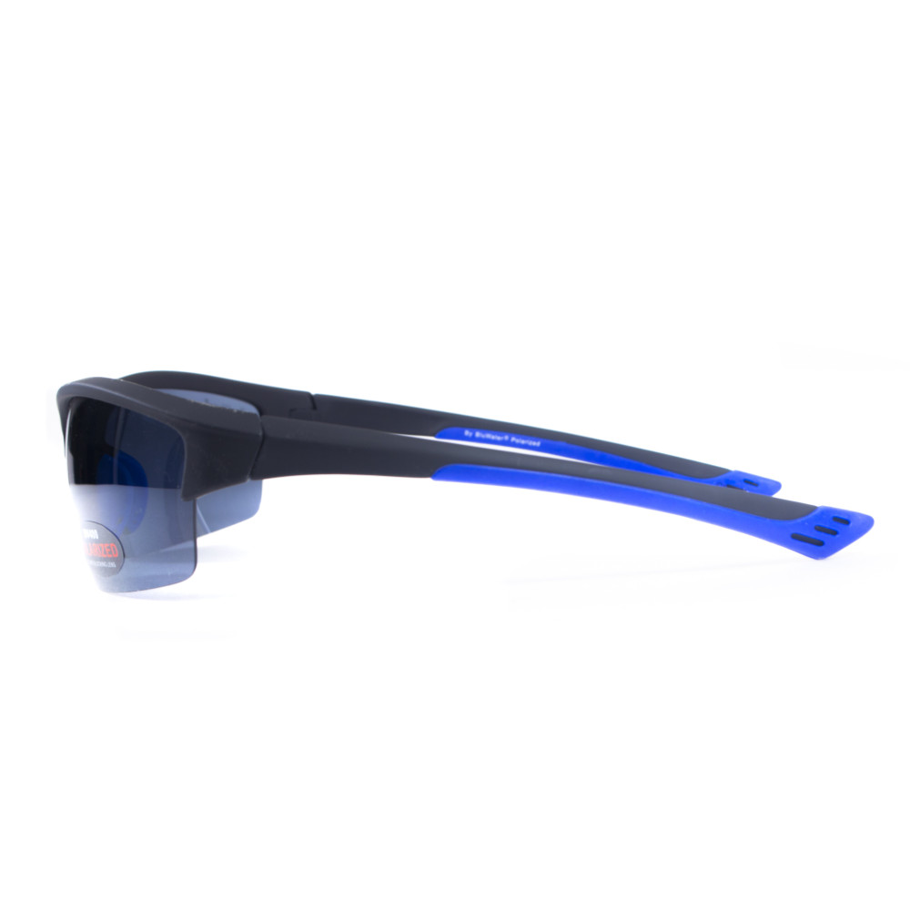 Очки поляризационные BluWater Daytona-1 Polarized (gray), серые гидрофобные линзы (Repelon™)