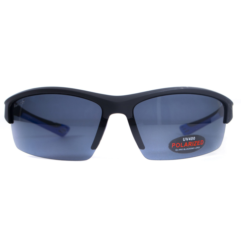 Очки поляризационные BluWater Daytona-1 Polarized (gray), серые гидрофобные линзы (Repelon™)