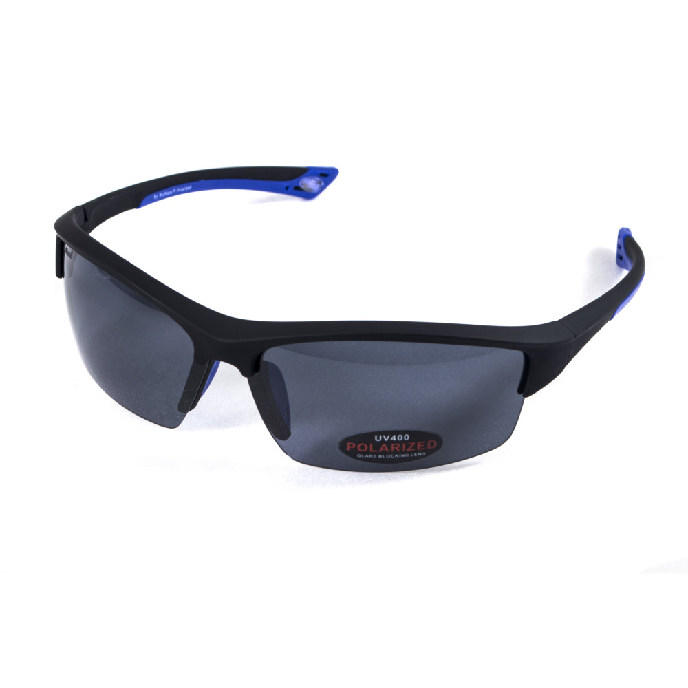 Очки поляризационные BluWater Daytona-1 Polarized (gray), серые гидрофобные линзы (Repelon™)