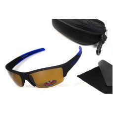 Очки поляризационные BluWater Daytona-2 Polarized (brown), гидрофобные коричневые линзы (Repelon™)